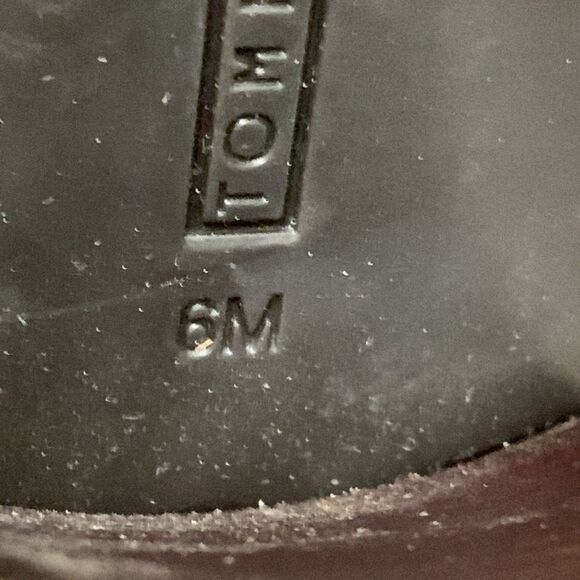 Tommy Hilfiger Chunky Heeled Casual‎ Wingtip Oxford Suede Lace Up Boots Shoes - Picture 9 of 10